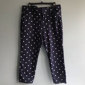 Old Navy Polka Dot Ankle Pants. Sz 16